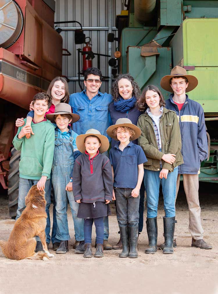 The McIntosh family from Border Park